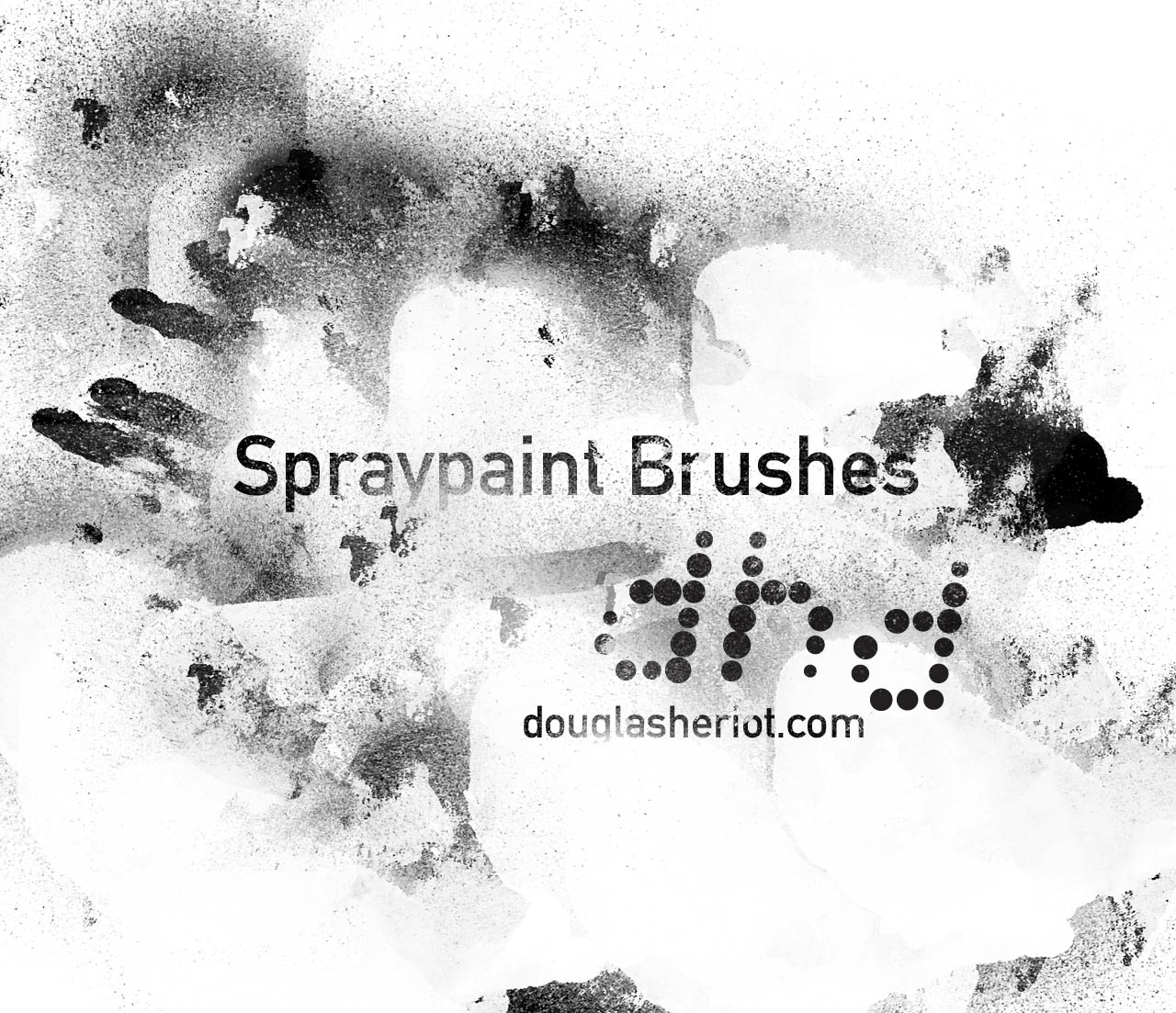 Spraypaint Photoshop Brushes by Douglas Heriot